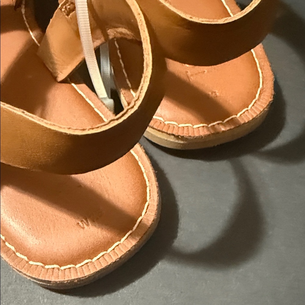 Toms Brown Strappy Sandals - Picture 6 of 11